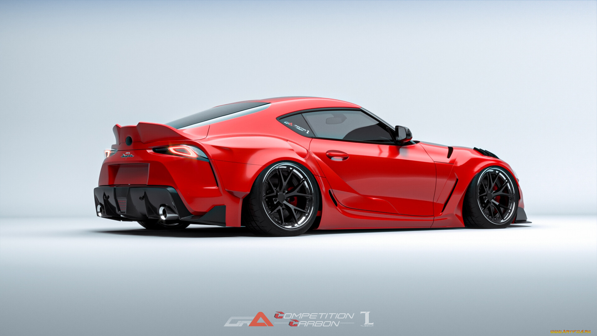 , 3, toyota, supra, a90, widebody, kit, stance, tuning, competition, carbon